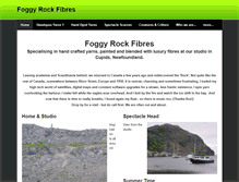Tablet Screenshot of foggyrockfibres.com
